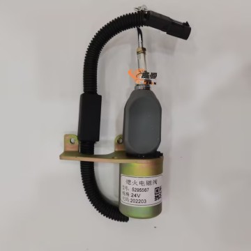 Liugong&Cummins 24V Fuel Stop Solenoid 5295567 4942879 D59-002-01A for excavator with good price